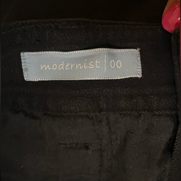 Sigurd Olsen Classic Black “modernist” style Straight-Leg Pants size 4 (P214) - Picture 3 of 12